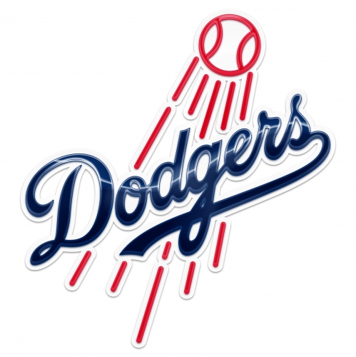 Los Angeles Dodgers Crystal Logo custom vinyl decal