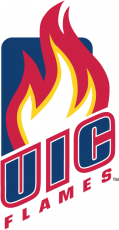 Illinois-Chicago Flames 2008-Pres Primary Logo heat sticker