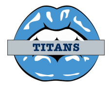 Tennessee Titans Lips Logo custom vinyl decal