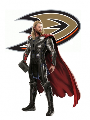 Anaheim Ducks Thor Logo custom vinyl decal