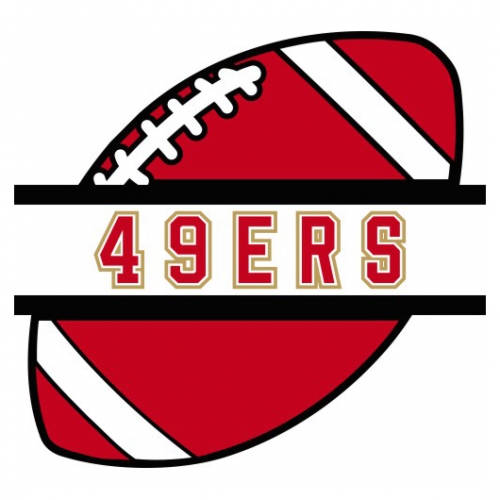 Football San Francisco 49ers Logo heat sticker