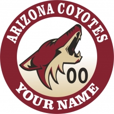 Arizona Coyotes Customized Logo custom vinyl decal