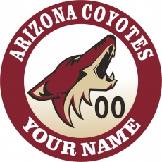 Arizona Coyotes Customized Logo heat sticker