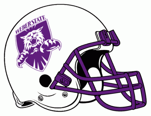 Weber State Wildcats 2001-2005 Helmet Logo custom vinyl decal