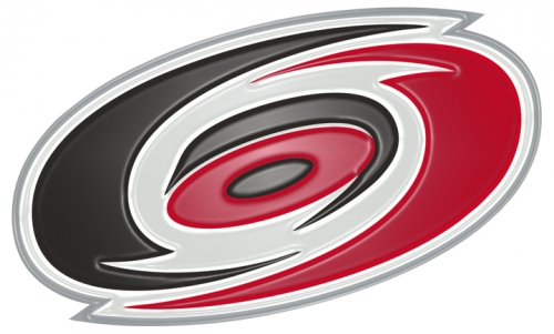 Carolina Hurricanes Plastic Effect Logo custom vinyl decal