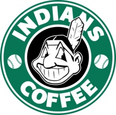 Cleveland Indians Starbucks Coffee Logo heat sticker