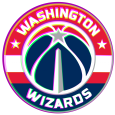 Phantom Washington Wizards logo heat sticker