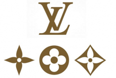 Louis Vuitton logo 04 custom vinyl decal