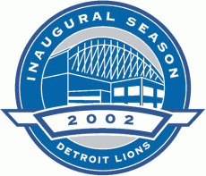 Detroit Lions 2002 Stadium Logo custom vinyl decal