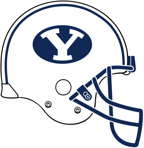 Brigham Young Cougars 2005-Pres Helmet Logo heat sticker