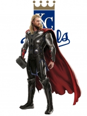 Kansas City Royals Thor Logo heat sticker
