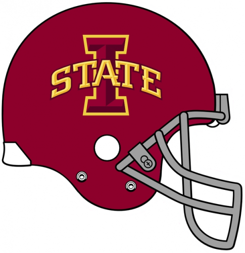 Iowa State Cyclones 2007-Pres Helmet heat sticker