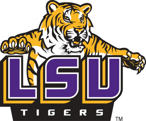 LSU Tigers 2002-2013 Alternate Logo 01 heat sticker