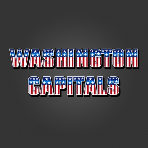 Washington Capitals American Captain Logo heat sticker