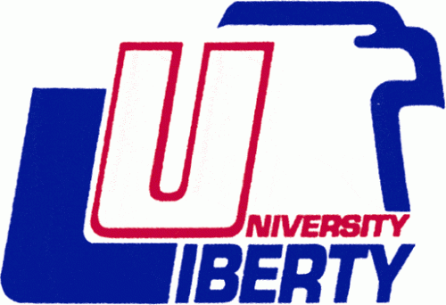 Liberty Flames 1988-2003 Primary Logo custom vinyl decal