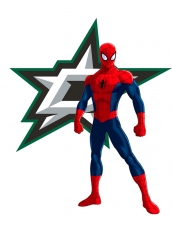 Dallas Stars Spider Man Logo heat sticker