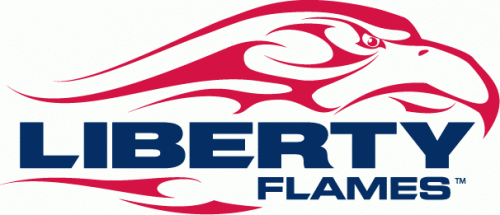 Liberty Flames 2004-2012 Primary Logo custom vinyl decal