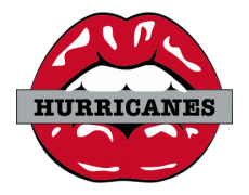 Carolina Hurricanes Lips Logo heat sticker