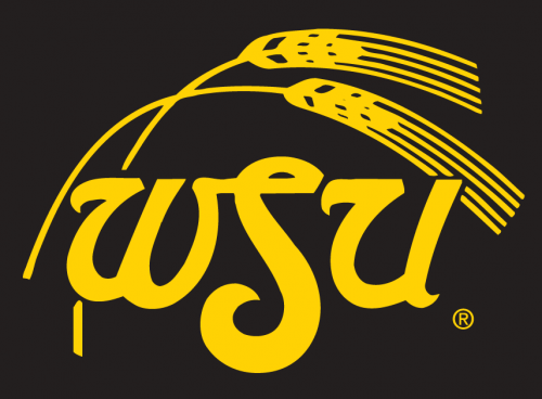 Wichita State Shockers 1980-2009 Alt on Dark Logo heat sticker