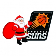 Phoenix Suns Santa Claus Logo heat sticker
