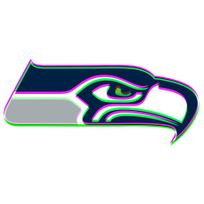 Phantom Seattle Seahawks logo heat sticker