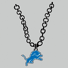 Detroit Lions Necklace logo heat sticker