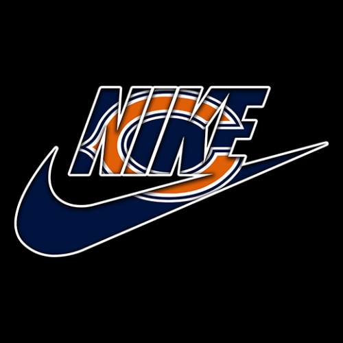 Chicago Bears Nike logo custom vinyl decal