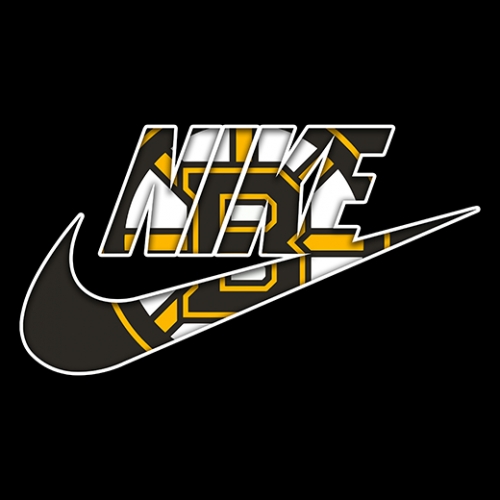 Boston Bruins Nike logo custom vinyl decal