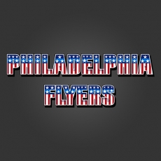 Philadelphia Flyers American Captain Logo heat sticker