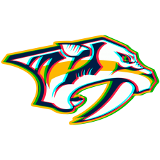 Phantom Nashville Predators logo custom vinyl decal