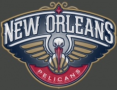 New Orleans Pelicans Plastic Effect Logo custom vinyl decal