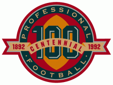 National Football League 1992 Anniversary Logo heat sticker