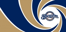 007 Milwaukee Brewers logo heat sticker