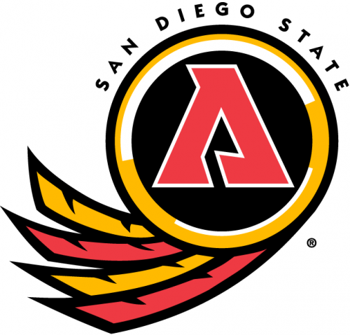 San Diego State Aztecs 1997-2001 Alternate Logo 02 custom vinyl decal