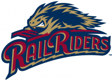 Scranton_Wilkes-Barre RailRiders 2013-Pres Primary Logo heat sticker