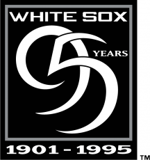 Chicago White Sox 1995 Anniversary Logo 02 heat sticker