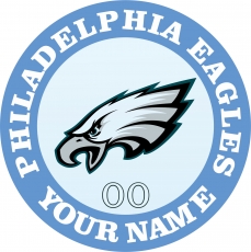 Philadelphia Eagles Customized Logo custom vinyl decal