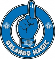 Number One Hand Orlando Magic logo custom vinyl decal