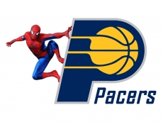 Indiana Pacers Spider Man Logo custom vinyl decal