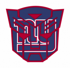 Autobots New York Giants logo heat sticker