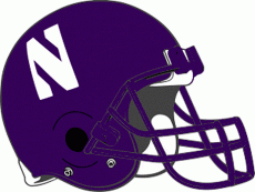 Northwestern Wildcats 1993 Helmet heat sticker