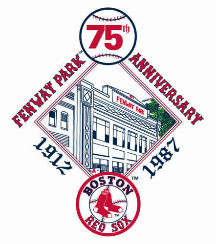 Boston Red Sox 1987 Stadium Logo heat sticker