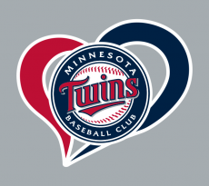 Minnesota Twins Heart Logo custom vinyl decal