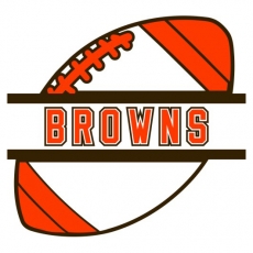 Football Cleveland Browns Logo custom vinyl decal