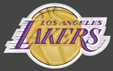 Los Angeles Lakers Plastic Effect Logo custom vinyl decal