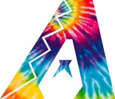 Arizona Diamondbacks rainbow spiral tie-dye logo custom vinyl decal