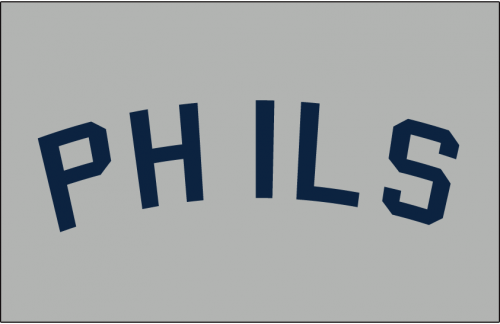 Philadelphia Phillies 1942 Jersey Logo 01 custom vinyl decal