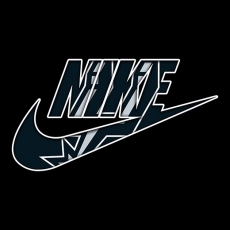 San Antonio Spurs Nike logo heat sticker