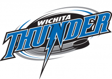 Wichita Thunder 2014 15-2015 16 Primary Logo custom vinyl decal