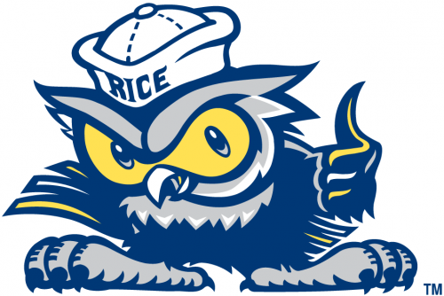 Rice Owls 2003-2009 Mascot Logo heat sticker